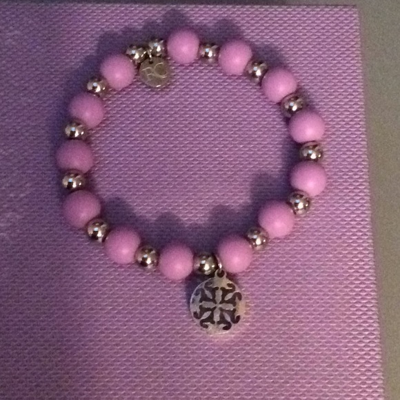 RUSTIC CUFF XS purple stretch bracelet, new / NFS, keeping - Picture 3 of 8